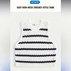 NEW WITH TAGS HOLLISTER CROCHET TANK
